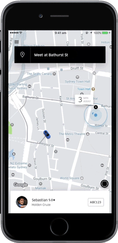 Uber Car Animation Uber experience
