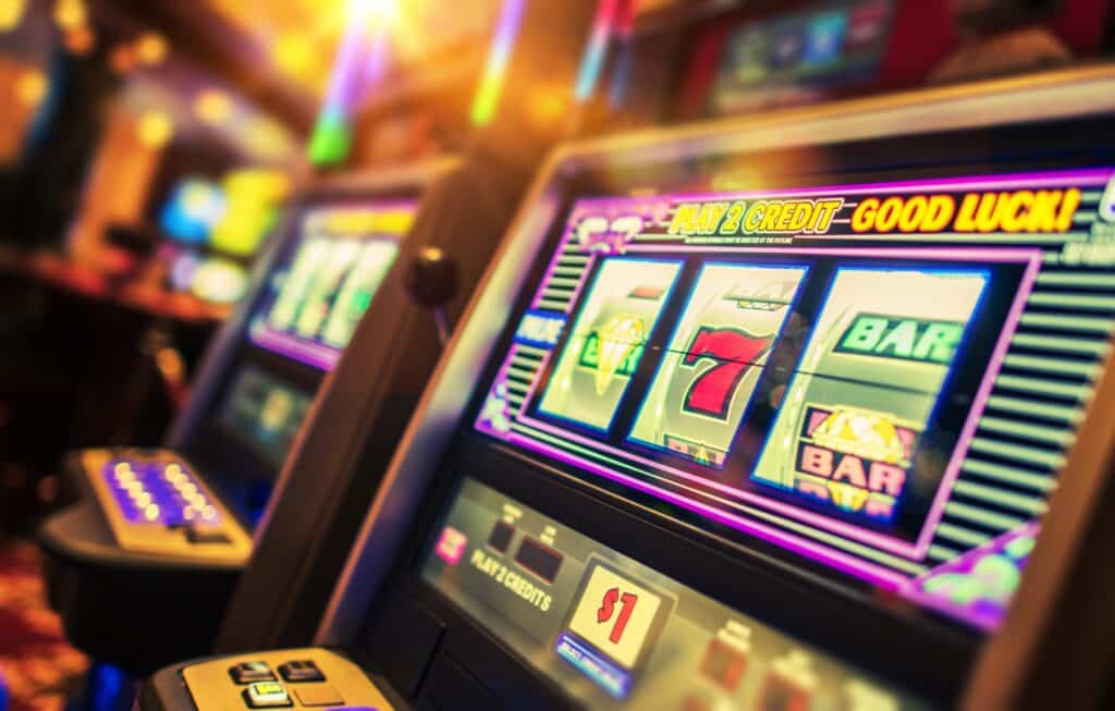 Casino Interior Slot Machines temporal distortion