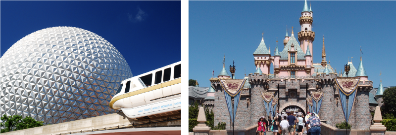 1_wQawXvz-nwyZyaBptAVKVg Spaceship Earth and Sleeping Beauty Castle